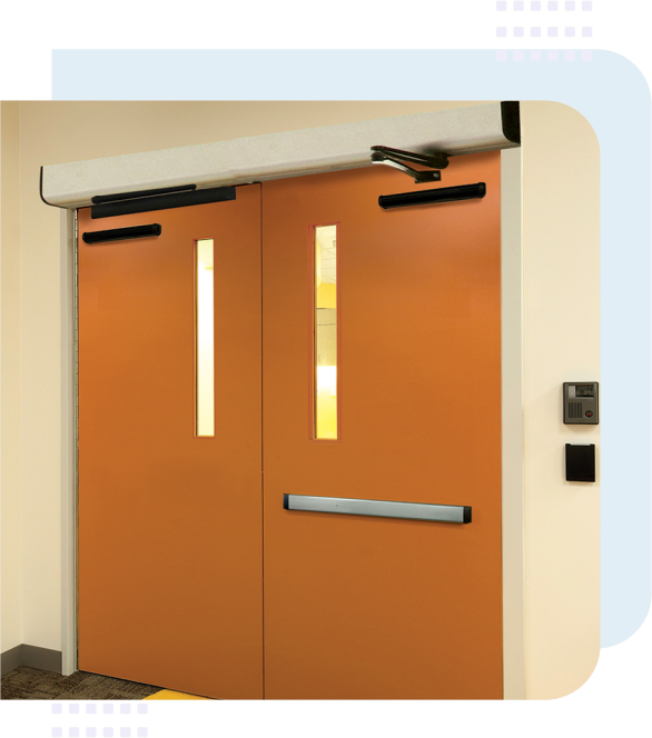 auto frame sliding door