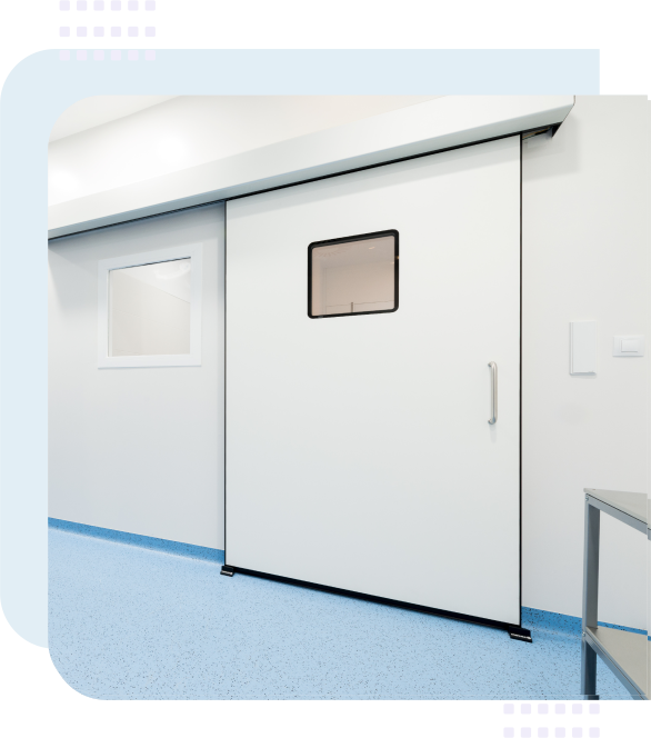 auto frame sliding door